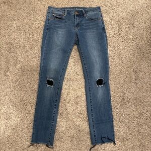Articles Of Society Distressed Blue Skinny Jeans